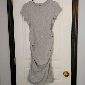 Missufe Grey Bodycon Maternity Dress